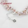 Pendanthalsband Cauuev Natural Freshwater Pearl Choker Halsband Barock Pärlsmycken för kvinnor Bröllop 925 Silver Clasp Wholesale Trend C 230609