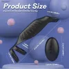 HESEKS Male Remote Vibrating Cock Silicone Sleeve Ring Delay Eyaculation Pene Ampliación Juguetes sexuales para hombres Testicle Vibrator L230518