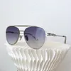 2023 marke Designer Sonnenbrille Mode Neue Metall Große Rahmen Sonnenbrille Retro männer und Frauen der High-end-Brille UV400