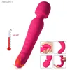 Verwarming AV Toverstaf Massage G-spot Vibrator Clitoris Stimulator Vrouwelijke Masturbatie Dildo Vibrator voor Vrouwen Oplaadbare L230518