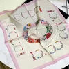 Silk Echarpe Scarf Designer Designers Scarf Woman Soft Fashion Letter pannband Kerchief Brand Small Scarf Variable Headscarf Head