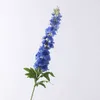 Fiori secchi 106 cm Simulazione Giacinto Strada nuziale che conduce alla casa Decorazione del soggiorno Grande singolo fiore artificiale viola Piante finte