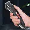 Hårtrimmer Professionella Clippers Madeshow M1 för män Sladdlös efterbehandling av skärmaskin för barbers skägg 230612