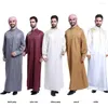 Ubranie etniczne muzułmańskie saudyjskie męskie szatę dishdasha thoub islamska modlitwa Jubba Abaya Arab Kaftanthobe Jilbab Djellaba