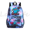 Backpack Hot Selling Mr Beast Lightning Cat Backpack Mr Beast Bags Cartoon Mochila Student Schoolbag Casual Back Pack Teenager Travel Bag J230517