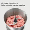 1PC, Meat Grinder, Household Electric Small Multifunctional Dumpling Filling Machine, 500W, Fully Automatic Cooking Machine, Meat Mixing Machine, 2.5L/84.55oz