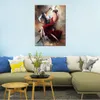 Large Abstract Canvas Art Latin Dancing Hand Painted Oil Painting Statement Piece for Home