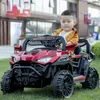 Kinder Elektroauto mit LED Lighting Music Graffiti Outdoor Toys Offroad Allrad-Spielfahrzeuge für Kinder fahren auf