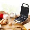 1PC Elektrische Ontbijt Machine Sandwich Broodrooster Machine Thuis Kleine Wafel Rooster Multifunctionele Keuken Eetkamer Gegrilde Kaas spit Non-stick Pan