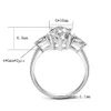 Solitaire Ring 925 Sterling Silver 4ct Marquise 8*16mm Created Diamond Engagement Rings for Women Wedding Fine Jewelry Wholesale 230609