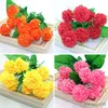 Dried Flowers Hot big flower head artificial hydrangea chrysanthemum ball fake silk DIY home garden wedding party shop decoration