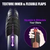 2 Motorer Justerbar handhållen penisvibrator 9 vibrationer glans testikel perineum massager manlig onanator sex leksaker för män 18+ l230518