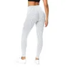 Pantaloni attivi Pantaloni alti da donna Vita dritta per yoga Pilates Cotone svasato con tasche Petite