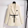 최고의 디자이너 브랜드 의류 저녁 식사 Dre Women 's Profeional Suit Women's Blazer Fashion Premium Blazer Plus Size Size 여성 탑 코트 재킷 무료 벨트