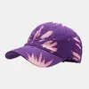 Ball Caps 2022 cotton graffiti printed corset baseball cap adjustable outdoor men's and women's buckle caps G230606