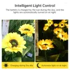 Solar Sonnenblumen Rasen Licht IP65 Wasserdichte Outdoor Landschaft Beleuchtung Straßenrand Dekorativ Für Hof Garten