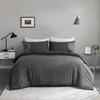 Bedding sets Velvet Patchwork Bedding Sets Single Double Duvet Cover Set Solid Color King Queen Size Quilt Cover Set Comfortable Home Textile Z0612