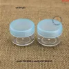 50pcs/lot prodession plastic15g cream jar lid frept ps 15ml women cosmetic container small facial eyeshadow pothood qty ftpul