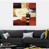 Starry Sunrise Ii Large Handmade Abstract Oil Painting on Canvas with Textured for Living Room Wall Art