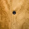 Gilet da uomo Gilet da uomo in jacquard da lavoro Gilet nero giallo blu navy Abito da cerimonia nuziale Top Taglia XX-S