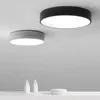 Luminárias de teto Modernas LED Circular Ultrafino Lâmpada para sala de estar Quarto Varanda Luminária para casa AC110-260V