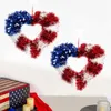 Декоративные цветы патриотическая вечеринка в форме сердца
