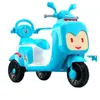 Motocicletta elettrica per bambini Ricarica per bambini Musica Luci Batteria Veicoli per auto giocattolo all'aperto Auto in viaggio per bambini e adulti