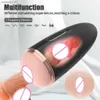 Bluetooth Male Masturbator Cup Adult Sex Toy for Men Oral Flowjob Pussy Sex Machinesアプリリモートコントロール吸引マスターベーションカップL230518