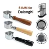 قهوة مرشحات القهوة بورتافيلتر 51 ملم لـ Delonghi EC680 EC685 استبدال سلة مرشح Espresso Accessory Barista Tools 230612