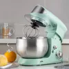 Blender 3.5L Rostfritt stål Bowl Electric Stand Food Mixer Cream Blender Knead Dough Cake Bread Chef Machine Whisk Eggs Beater EU