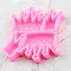 Baking Moulds Crown Straw Topper Silicone Mold Chocolate Candy Fondant Cake Decorating Tools Pendant Keychain Epoxy Resin Mould