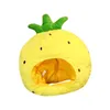 Basker ananashattar huvudbonad plyschdekorationer Bekväm varm tillbehör Nyhet Fruit Hat Costume For Party Girl