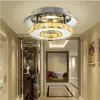 Plafonniers couloir El cristal allée lumière moderne Simple luxe lampe à Led enfants chambre éclairage décorations pour la maison