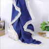 Nouveau-né Emmaillotage Wraps Infant Gauze Tassel Swaddle Bébé Fringed Imprimé Poussette Couverture Pare-Brise Respirant Couvertures Toddler Doux Serviette De Bain Robes BC799-3