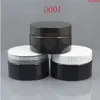 Pot de crème en plastique noir 100G, bouteille d'emballage de soins de la peau / masque de récipient cosmétique vide 100CC (50 PC / Lot) haute quatiy Vrxgj