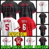 Maillot de baseball Ken Griffey Jr. Elly De La Cruz Jonathan India 2023 City Connect Johnny Bench Reds Pete Rose Joey Votto Barry Larkin Hunter Greene Cincinnatis Wil Myers