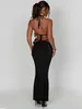 Two Piece Dress Articat Knitted Strapless Bikini Top Suit Female Sexy Sheath Party Skirt Woman Spring Summer Beach 2023 Clothing 230612