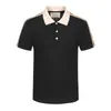 2023 Designer Men's Polos Monclair Classical Shirts Men Luxury Polos Casual Mens T Shirt Snake Bee Letter Print Embroidery Fashion High Street Ma f9cM-3XL#jj