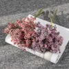 Dried Flowers 4Pcs Artificial Plants Bridal Plastic Flower Wedding Christmas Decor Vases for Home Candy Box Autumn Outdoor Garden