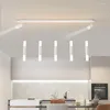 Подвесные лампы светодиодные бары стойки регистрации современный минималистский ресторан творческая личность