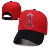 16 styles Angelses-A lettre Casquettes de baseball casquette d'été broderie lettre os fille pour femmes hommes casquette Snapback Chapeaux