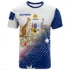 Moletons com capuz masculinos, camisetas masculinas australianas, pulôver com decote em O, manga curta, emblema da Austrália, estampado, roupas masculinas, tamanho grande, camisetas soltas