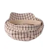 Bérets 2023 coton printemps été Plaid nouvelles garçons plat octogonal chapeau mâle et femme peintre béret 03 G230612