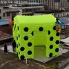Barraca de colmeia inflável requintada de 16,4 pés com modelo de abelha 3D para feira interna ou exibição de produtos