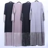 Ethnic Clothing Dubai Open Abaya Muslim Women Maxi Dress Kimono Cardigan Long Party Gown Jilbab Turkey Arabic Robe Kaftan Islam Caftan