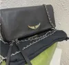 Shoulder Bags Women Pochette Rock Wings Zadig Voltaire Bag Top Quality Tote Diamond Designer Baguette Leather Purse A2