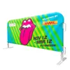 600D polyester ondoorzichtige aangepaste menigte barrière dekking voor evenement advertentie reclame display-apparatuur