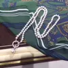 Chains Design Collier de perles blanches de la mer du Sud 8-9-12 mm 24 pouces