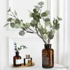 Gedroogde bloemen DIY flores Zomer Herfst Handgemaakte Kunstmatige Plastic Planten Eucalyptus Boomtakken Thuis Bruiloft Hotel Feest Bladeren Gras