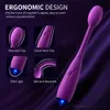 G-Spot Vibrator Voor Vrouwen 10 Speed Krachtige Clitoris Stimulator Vinger Vormige Dildo Vibrator Tepel Anale Vagina Stimulator Seksspeeltje L230518